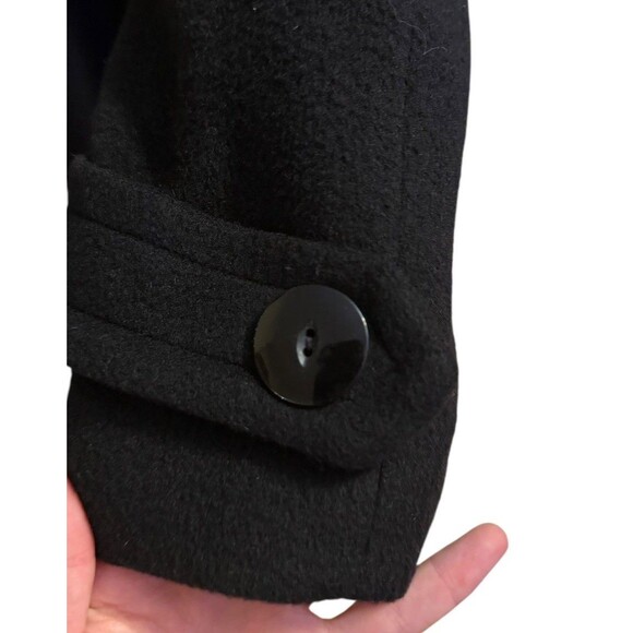 Woman’s Vintage Ed Mitchell of Westport CT 100% Black Cashmere Coat Made in USA - Picture 8 of 11